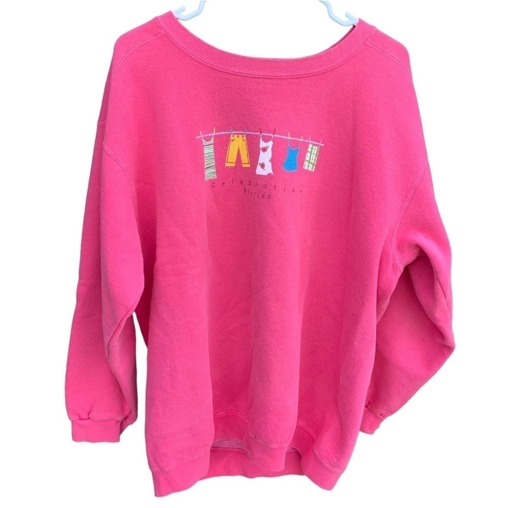 Vintage Crewneck Sweatshirt Authentic Pigment Celebration Florida Size XL